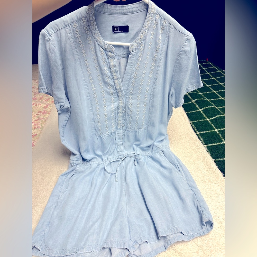 GAP Denim romper light washed